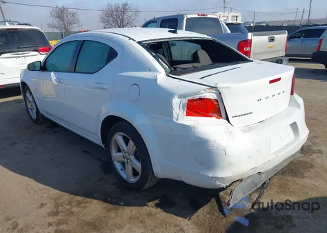 2013 Dodge Avenger Se from USA, damaged, VIN 1C3CDZAB5DN645276